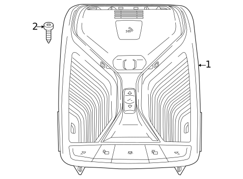 Overhead Console for 2023 BMW iX #1