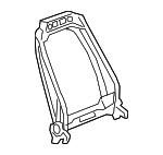 13551363 - Body: Seat Back Frame for Buick: Enclave, LaCrosse | Cadillac: XT5, XT6 | Chevrolet: Malibu, Traverse, Traverse Limited | GMC: Sierra 1500, Sierra 3500 HD Image