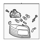 8P4945096F - : Tail Lamp Assembly for Audi: A3, A3 Quattro Image