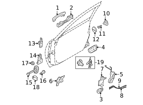 Front Door for 2008 Kia Amanti #2