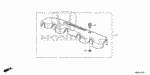 32120RNA000 - Engine: COVER ASSY., ENGINE WIRE HARNESS for Honda Image