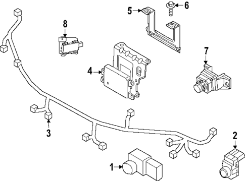 Parking Aid for 2025 Genesis G90 #0