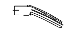 76630SP0305 - Body: Wiper Blade for Acura Image