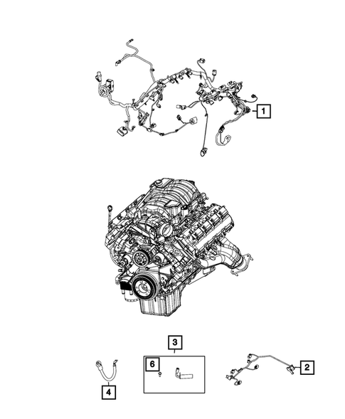 Wiring, Powertrain for 2022 Dodge Durango #3