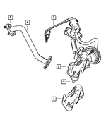 4861360AA - Emission Systems: Egr Valve Mtg. Bracket for Mopar Image