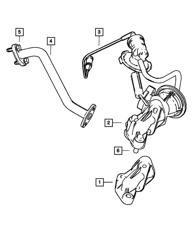 4861537AA - Emission Systems: Egr Valve for Mopar Image