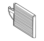64538378438 - HVAC: Condenser for BMW: 525i, 528i, 530i, 540i, M5, Z8 Image