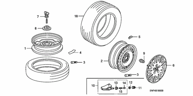 Wheel Disk for 2006 Honda Civic #0