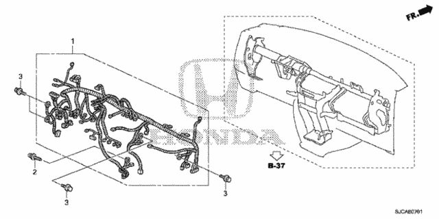 Wire Harness (2) for 2014 Honda Ridgeline #0