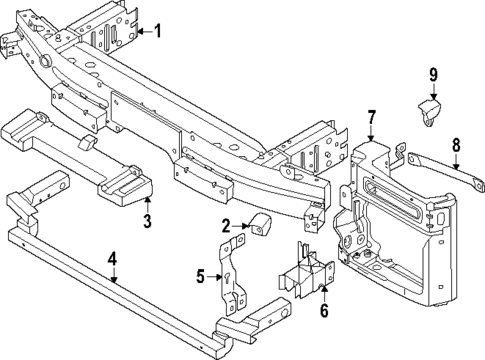 Bumper & Components - Front for 2023 BMW XM #1