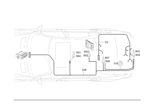Piping Rear Lid for 2011 Mercedes-Benz S550 #0