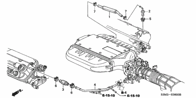 Breather Tube (1) for 2003 Acura CL #0