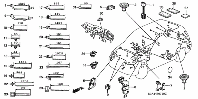 Harness Band - Bracket for 2003 Honda CR-V #0