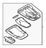4K0947135AL6PS - : Overhead Console for Audi: A4, A4 allroad, A4 Quattro, A5 Quattro, A5 Sportback, e-tron Quattro, e-tron S, e-tron S Sportback, e-tron Sportback, Q8, Q8 e-tron, Q8 e-tron Sportback, RS Q8, RS5, RS5 Sportback, S4, S5, S5 Sportback, SQ8, SQ8 e-tron, SQ8 e-tron Sportback Image