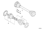 33207572719 - Rear Axle: Reinforcement for BMW Image