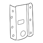 55074590 - Body: Check Arm Bracket for Dodge: B150, B1500, B250, B2500, B350, B3500 Image