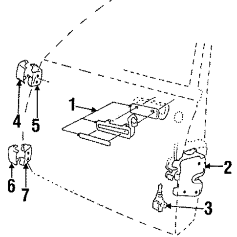Front Door for 1986 Buick Century #0