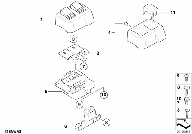 61317679708 - : Blind Cap for BMW-Motorrad Image
