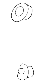 8D1955746 - Body: Wiper Frame Spacer for Audi: A4, A4 Quattro, A6, A6 Quattro, Allroad Quattro, RS4, S4, S6 Image