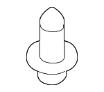 4D0867299A - Body: Rear Header Trim Clip for Audi Image