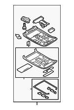 4H0947135BRBF1 - : Overhead Lamp for Audi: A8 Quattro Image