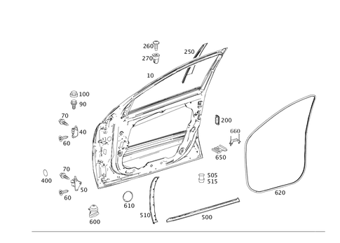 Front Doors for 2006 Mercedes-Benz R500 #0