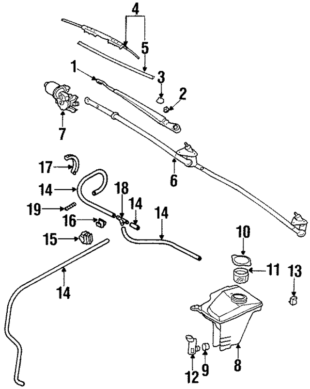 94854125 - : Wiper Arm Cover for GM Image