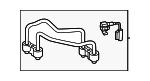 61278836639 - Cooling System: Rear Pipe for BMW Image