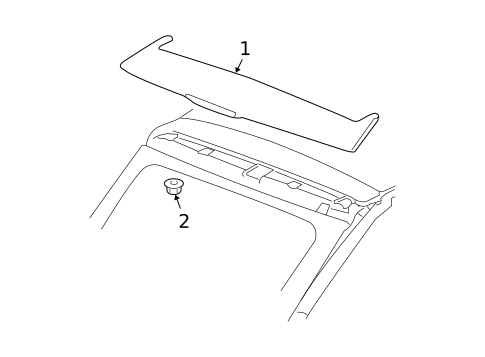 Spoiler for 2010 Dodge Caliber #0