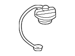 82400806 - Fuel System: Filler Cap for Chrysler: 300M, Cirrus, Concorde, E Class, Executive Limousine, Executive Sedan, Fifth Avenue, Imperial, Laser, LeBaron, LHS, New Yorker, Sebring, TC Maserati, Town &amp; Country | Dodge: 600, Aries, B150, B1500, B250, B2500, B350, B3500, Caravan, Charger, D100, D150, D250, D350, Dakota, Daytona, Diplomat, Dynasty, Grand Caravan, Intrepid, Lancer, Mini Ram, Monaco, Omni, Ram 50, Ramcharger, Rampage, Shadow, Spirit, Stratus, W100, W150, W250, W350 | Jeep: Cherokee, Comanche, Grand Wagoneer, Scrambler, Wagoneer Image