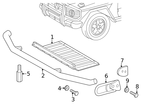 Under Cover & Splash Shields for 2010 Mercedes-Benz G550 #1