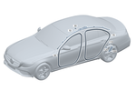 2238606102 - Interior Trim/Exterior Detachable Parts: Window Airbag for Mercedes-Benz: 350SD Image
