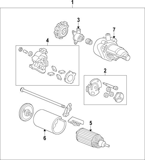 Starter for 2009 Acura TSX #0