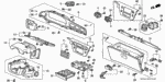 938910401207 - Interior/Bumper: SCREW-WASHER (4X12) for Honda Image