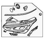 92101CV020 - : Headlamp Assembly for Kia: EV6 Image