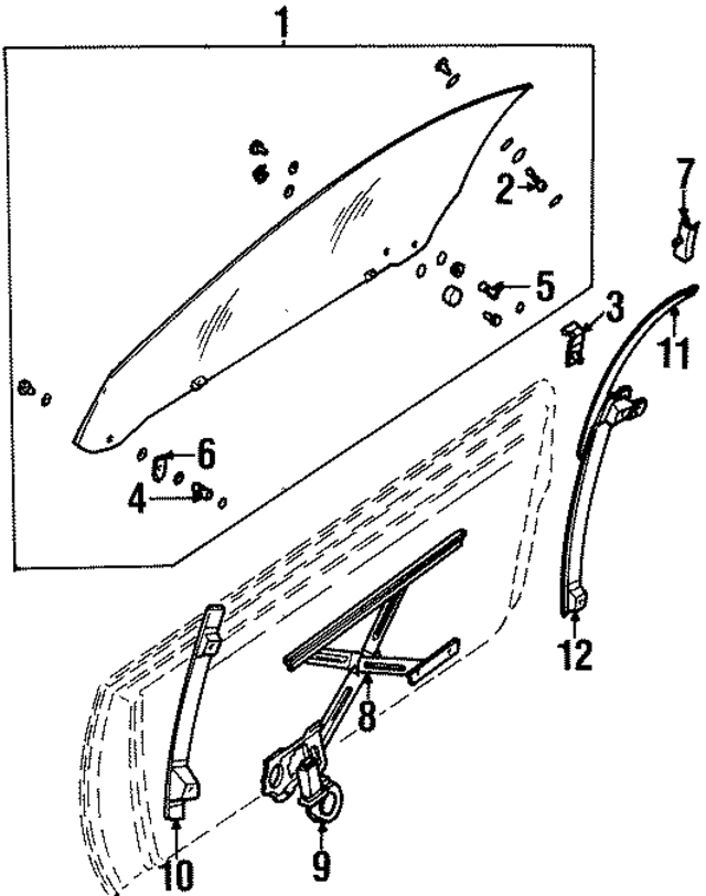 8024030P00 - : Run Channel for Nissan: 300ZX Image