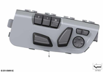 61319359835 - Vehicle Electrical System: Switch for Power Seats, Memory, Driver for BMW Image