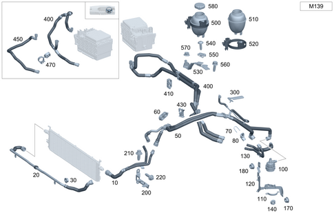 Battery Cooling System for 2026 Mercedes-Benz AMG GT 43 #0