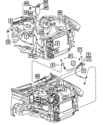 55056430AA - : Air Conditioning System Label for Dodge: Dakota, Durango Image