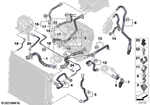 17127926162 - : Hose, Changeover Valve for BMW Image