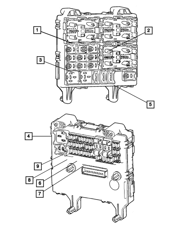 56010436AC - Electrical: Relay Junction Block for Jeep: Liberty Image