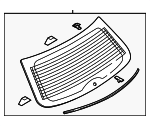 TK2163930 - : Lift Gate Glass for Mazda: CX-9 Image