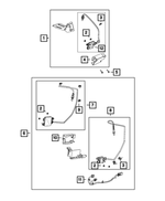 68189087AA - Electrical: Clip for Mopar Image
