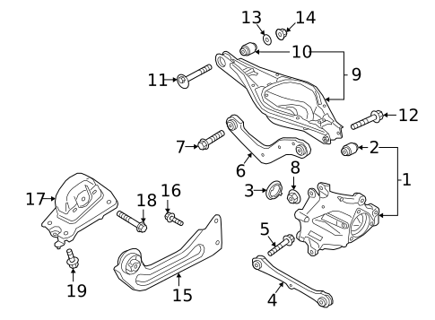 Rear Suspension for 2022 Volvo XC40 Recharge #0