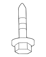 N0195038 - Engine: Trans Mount Bracket Mount Bolt for Audi Image