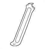 23243550 - : Driver Side Underbody Rear Air Deflector Bracket for Buick: Envision Image