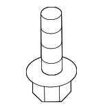 N91133501 - Suspension: Splash Shield Bolt for Volkswagen: Atlas Cross Sport, Golf R, ID.4, Taos, Tiguan, Tiguan Limited Image