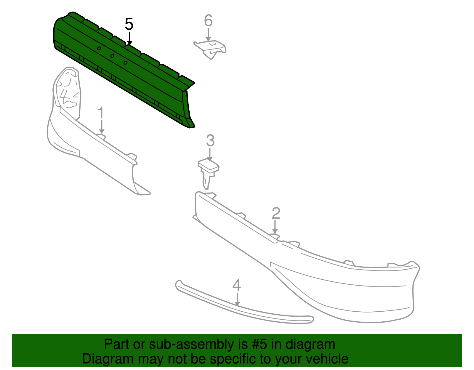 76853-04010 - High-Quality Spoiler Bracket for 2005-2011 Toyota Tacoma ...