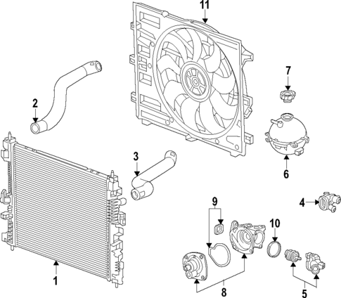 Cooling System for 2019 Chevrolet Silverado 1500 #33