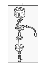 4740339AB - Electrical: Distributor Assembly for Dodge: B150, B1500, B250, B2500, B350, B3500, D150, D250, D350, Dakota, Durango, Ram 1500, Ram 1500 Van, Ram 2500, Ram 2500 Van, Ram 3500, Ram 3500 Van, Ramcharger, W150, W250, W350 | Jeep: Grand Cherokee, Grand Wagoneer Image